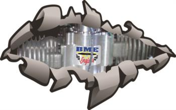 BME Engine rip away graphic rc digital decal